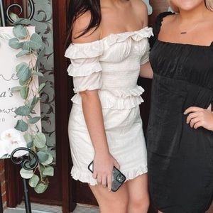 White mini dress (worn once!)